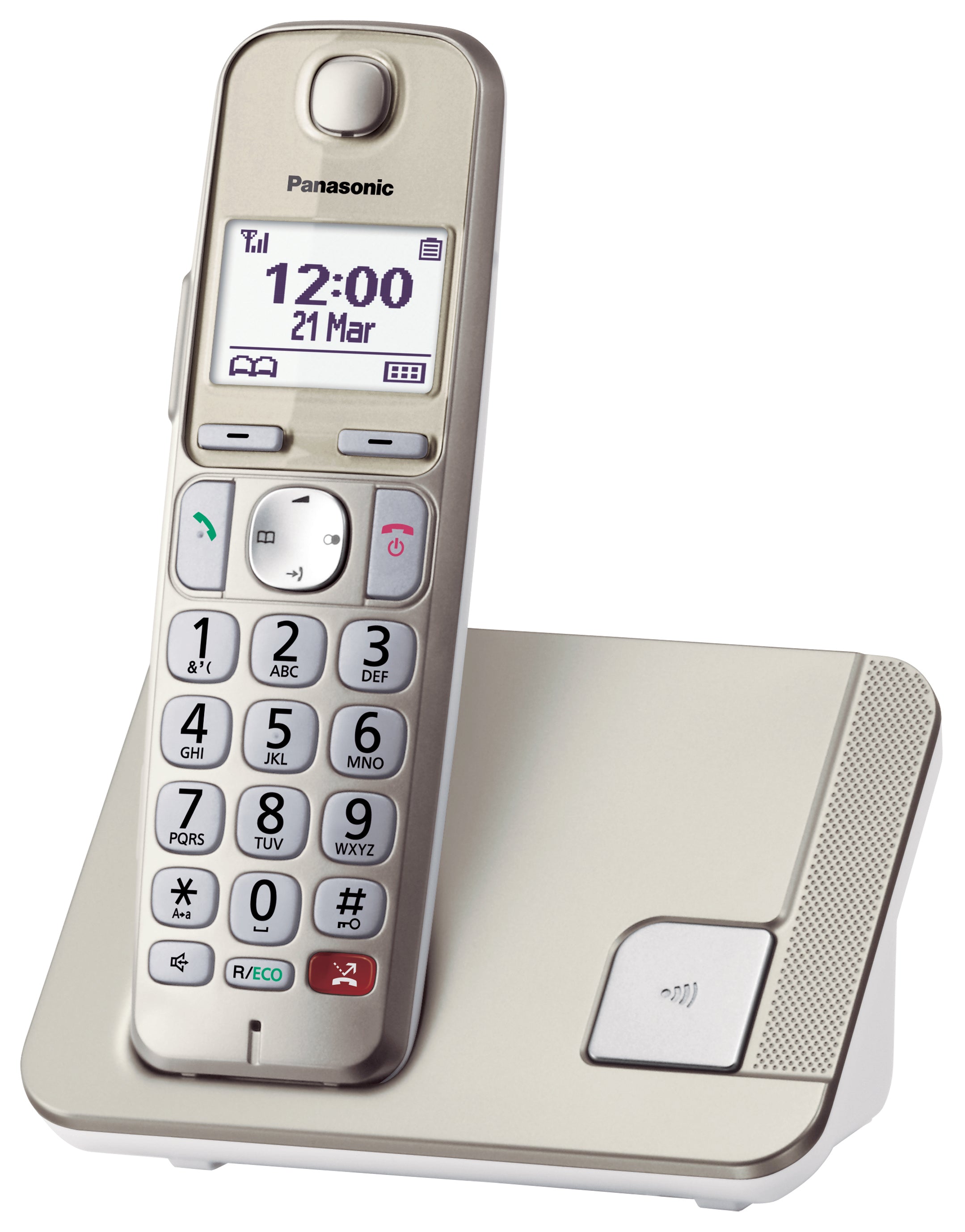 Panasonic Erweiterungsset Großtasten KX-TGEA25EXN - champagner Panasonic Erweiterungsset Großtasten KX-TGEA25EXN - champagner
